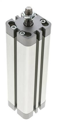 ISO 21287 Compact Double Acting Cylinder 32-125mm - Magnetic - Male Rod