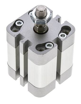 ISO 21287 Compact Double Acting Cylinder 32-15mm - Magnetic - Male Rod