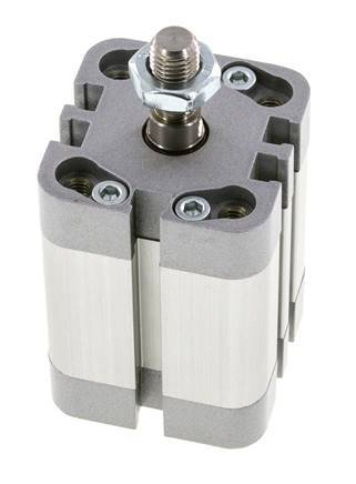 ISO 21287 Compact Double Acting Cylinder 32-25mm - Magnetic - Male Rod