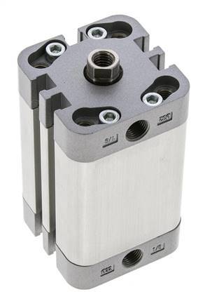 ISO 21287 Compact Double Acting Cylinder 32-40mm - Magnetic