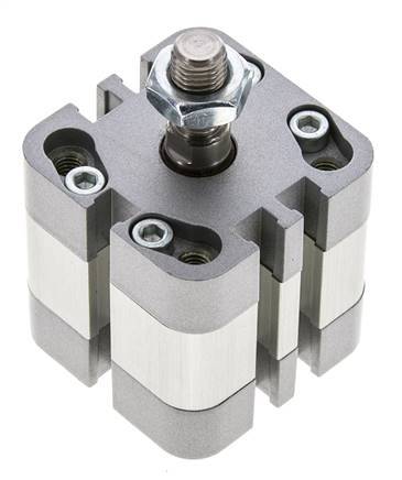 ISO 21287 Compact Double Acting Cylinder 32-5mm - Magnetic - Male Rod