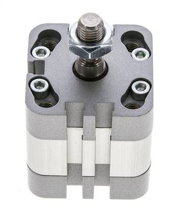 ISO 21287 Compact Double Acting Cylinder 32-5mm - Magnetic - Male Rod