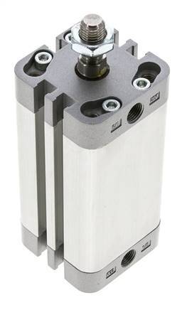 ISO 21287 Compact Double Acting Cylinder 32-60mm - Magnetic - Male Rod