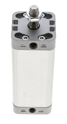 ISO 21287 Compact Double Acting Cylinder 32-80mm - Magnetic - Male Rod