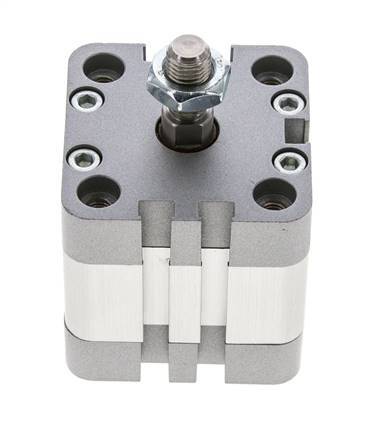ISO 21287 Compact Double Acting Cylinder 40-10mm - Magnetic - Male Rod