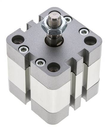 ISO 21287 Compact Double Acting Cylinder 40-10mm - Magnetic - Male Rod