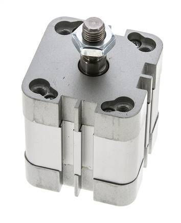 ISO 21287 Compact Double Acting Cylinder 40-15mm - Magnetic - Male Rod