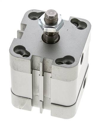 ISO 21287 Compact Double Acting Cylinder 40-15mm - Magnetic - Male Rod