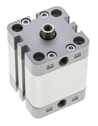 ISO 21287 Compact Double Acting Cylinder 40-25mm - Magnetic