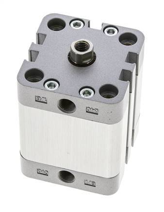 ISO 21287 Compact Double Acting Cylinder 40-25mm - Magnetic