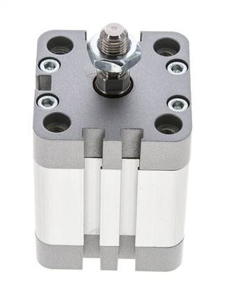 ISO 21287 Compact Double Acting Cylinder 40-25mm - Magnetic - Male Rod