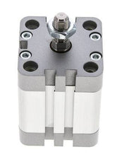 ISO 21287 Compact Double Acting Cylinder 40-25mm - Magnetic - Male Rod