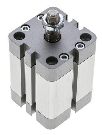 ISO 21287 Compact Double Acting Cylinder 40-30mm - Magnetic - Male Rod