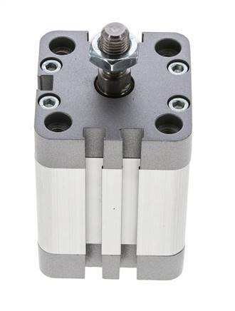 ISO 21287 Compact Double Acting Cylinder 40-30mm - Magnetic - Male Rod