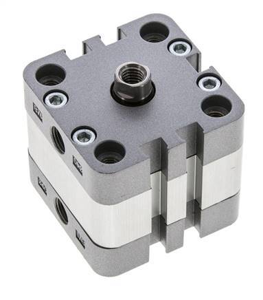 ISO 21287 Compact Double Acting Cylinder 40-5mm - Magnetic