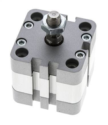 ISO 21287 Compact Double Acting Cylinder 40-5mm - Magnetic - Male Rod