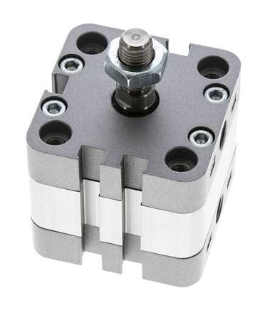 ISO 21287 Compact Double Acting Cylinder 40-5mm - Magnetic - Male Rod