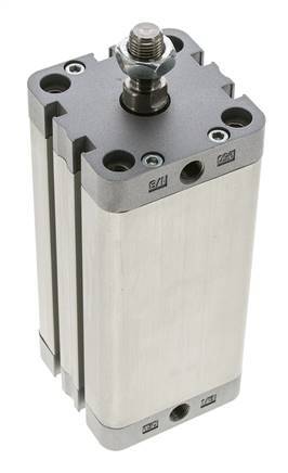 ISO 21287 Compact Double Acting Cylinder 50-100mm - Magnetic - Male Rod