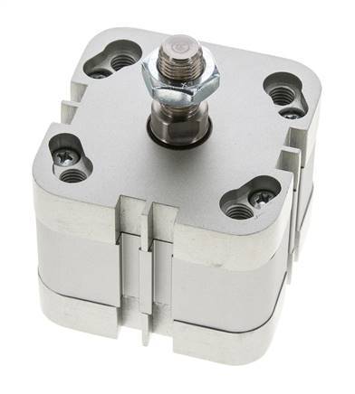 ISO 21287 Compact Double Acting Cylinder 50-10mm - Magnetic - Male Rod