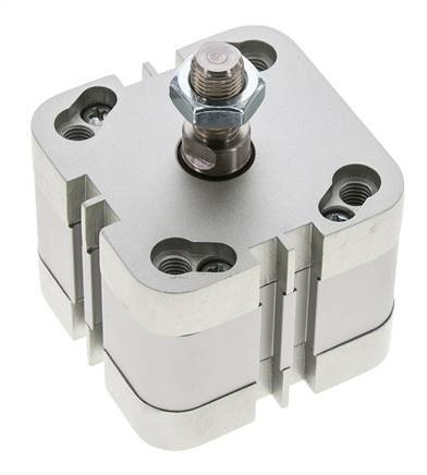 ISO 21287 Compact Double Acting Cylinder 50-10mm - Magnetic - Male Rod