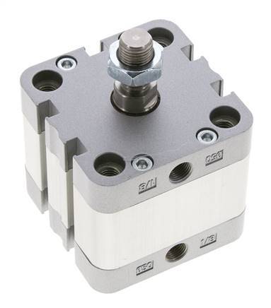 ISO 21287 Compact Double Acting Cylinder 50-15mm - Magnetic - Male Rod