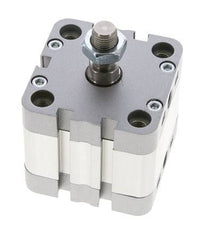 ISO 21287 Compact Double Acting Cylinder 50-15mm - Magnetic - Male Rod