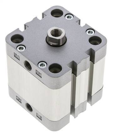ISO 21287 Compact Double Acting Cylinder 50-25mm - Magnetic