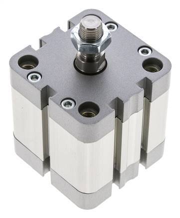 ISO 21287 Compact Double Acting Cylinder 50-25mm - Magnetic - Male Rod