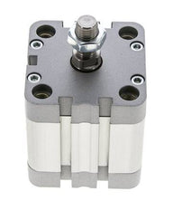 ISO 21287 Compact Double Acting Cylinder 50-25mm - Magnetic - Male Rod