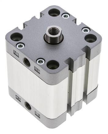 ISO 21287 Compact Double Acting Cylinder 50-30mm - Magnetic