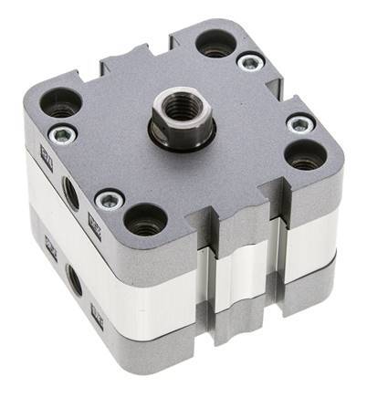 ISO 21287 Compact Double Acting Cylinder 50-5mm - Magnetic