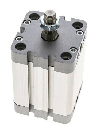 ISO 21287 Compact Double Acting Cylinder 50-50mm - Magnetic - Male Rod