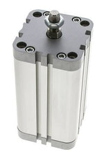 ISO 21287 Compact Double Acting Cylinder 63-100mm - Magnetic - Male Rod