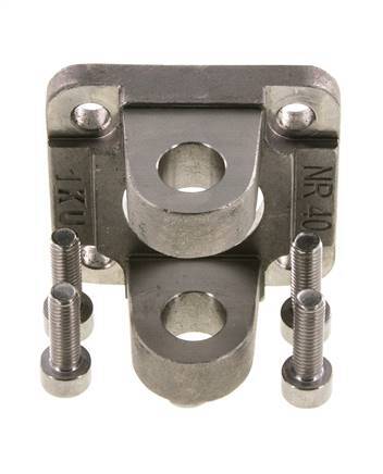 Clevis Female 40 mm ISO 15552 ISO 21287 Stainless steel 316 (1.4401)