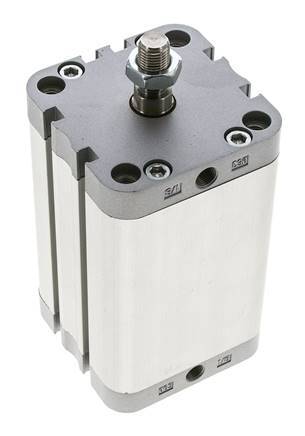 ISO 21287 Compact Double Acting Cylinder 63-80mm - Magnetic - Male Rod