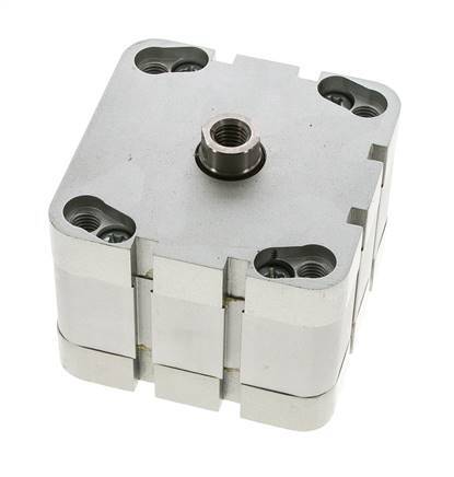ISO 21287 Compact Double Acting Cylinder 80-15mm - Magnetic
