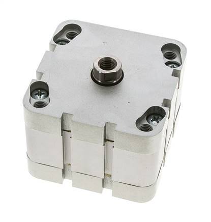 ISO 21287 Compact Double Acting Cylinder 80-15mm - Magnetic