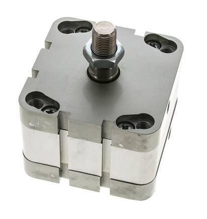 ISO 21287 Compact Double Acting Cylinder 80-15mm - Magnetic - Male Rod