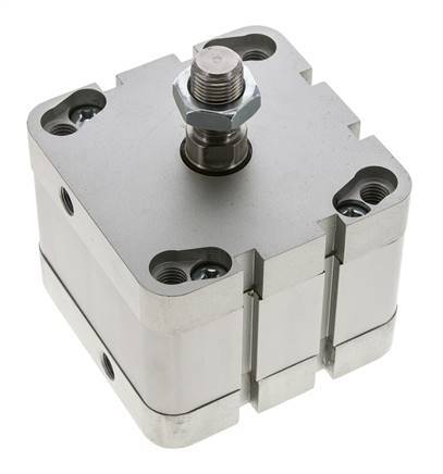 ISO 21287 Compact Double Acting Cylinder 80-20mm - Magnetic - Male Rod