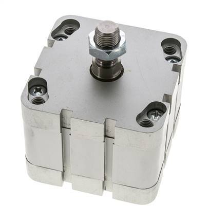 ISO 21287 Compact Double Acting Cylinder 80-20mm - Magnetic - Male Rod