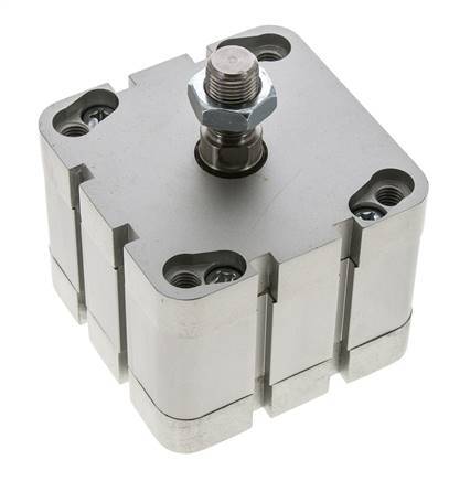 ISO 21287 Compact Double Acting Cylinder 80-20mm - Magnetic - Male Rod
