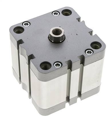 ISO 21287 Compact Double Acting Cylinder 80-30mm - Magnetic
