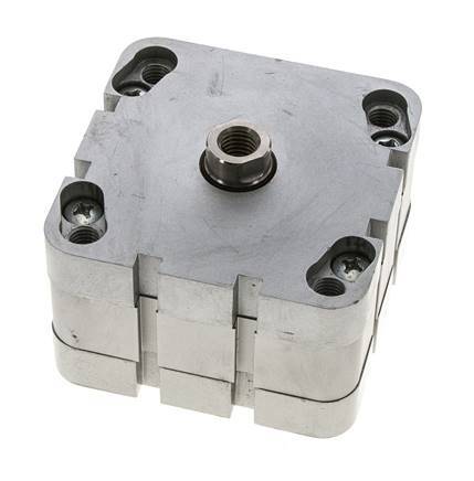 ISO 21287 Compact Double Acting Cylinder 80-5mm - Magnetic