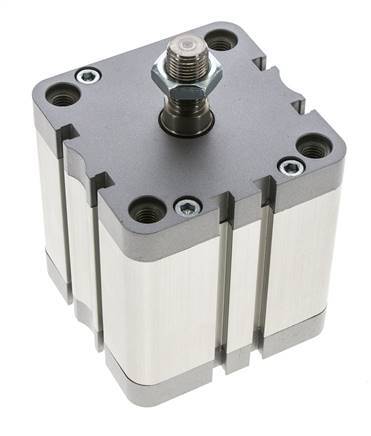 ISO 21287 Compact Double Acting Cylinder 80-50mm - Magnetic - Male Rod