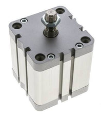 ISO 21287 Compact Double Acting Cylinder 80-50mm - Magnetic - Male Rod