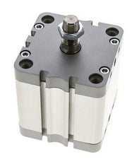 ISO 21287 Compact Double Acting Cylinder 80-50mm - Magnetic - Male Rod
