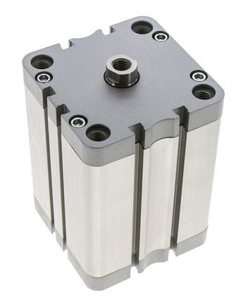 ISO 21287 Compact Double Acting Cylinder 80-80mm - Magnetic
