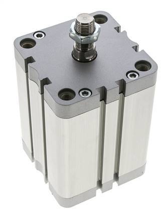 ISO 21287 Compact Double Acting Cylinder 80-80mm - Magnetic - Male Rod