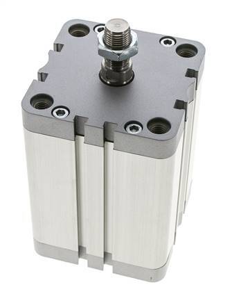 ISO 21287 Compact Double Acting Cylinder 80-80mm - Magnetic - Male Rod