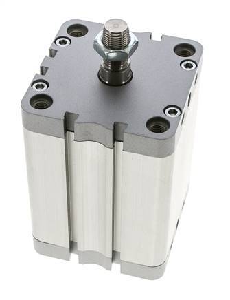 ISO 21287 Compact Double Acting Cylinder 80-80mm - Magnetic - Male Rod
